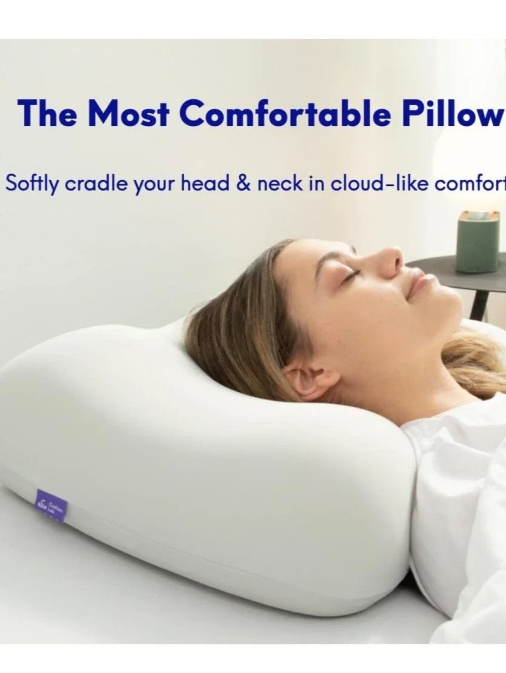 Cushion Lab Deep Sleep Pillow - 1 Pack, Calm Grey